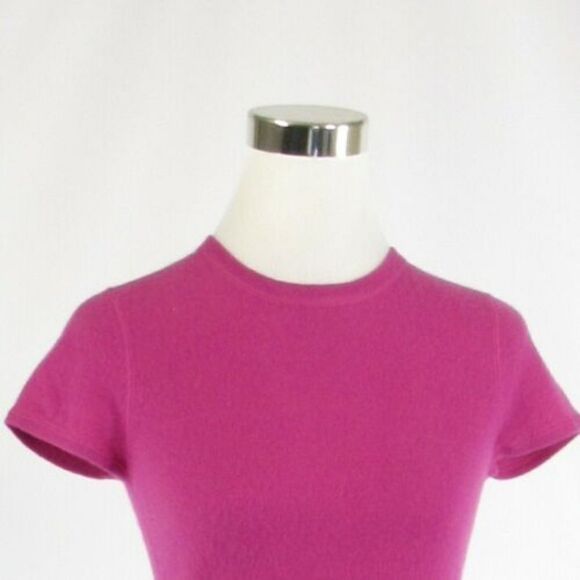 Henri Bendel fuchsia pink sweater S - Picture 2 of 8